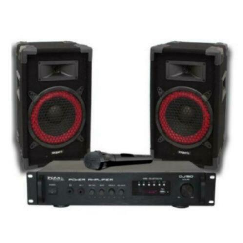 Ibiza dj150 disco sound karaoke set usb,microfoon, Audio, Tv en Foto, Karaoke-apparatuur, Nieuw, Complete set, Ophalen of Verzenden