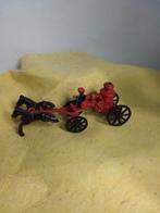 13867) mooie oude gietijzeren brandweer wagen, Antiek en Kunst, Antiek | Speelgoed, Ophalen of Verzenden
