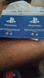 2x PlayStation Cadeaubon - 100 Euro per stuk, Spelcomputers en Games, Ophalen of Verzenden, Nieuw