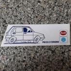 Vintage sticker auto Audi Volkswagen Piecses D'origine, Verzamelen, Stickers, Ophalen of Verzenden, Zo goed als nieuw