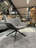 Nieuw Label Gustav Fauteuil stof leer Design draai stoel, Huis en Inrichting, Nieuw, Leer, Ophalen of Verzenden, Label