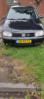 Volkswagen Golf 2.3 V5 110KW 1999 Zwart, Auto's, Voorwielaandrijving, Lederen bekleding, Zwart, Leder en Stof