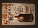 Grolsch Origineel 20x30 cm Reclamebord, Ophalen of Verzenden, Nieuw, Reclamebord, Plaat of Schild, Grolsch