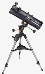 ZGAN Celestron AstroMaster 130 telescoop – Complete set!, Ophalen, 80 tot 200 mm, Met statief, Spiegeltelescoop (reflector)