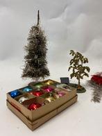 Doosje 12 mini balletjes ganzenveren kerstboom, Ophalen of Verzenden, Gebruikt