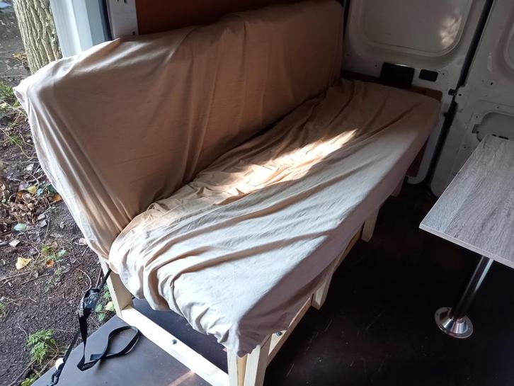 Te huur: complete RDW camper keurset: keuken, bed en tafel, Caravans en Kamperen, Camper-accessoires, Gebruikt, Ophalen