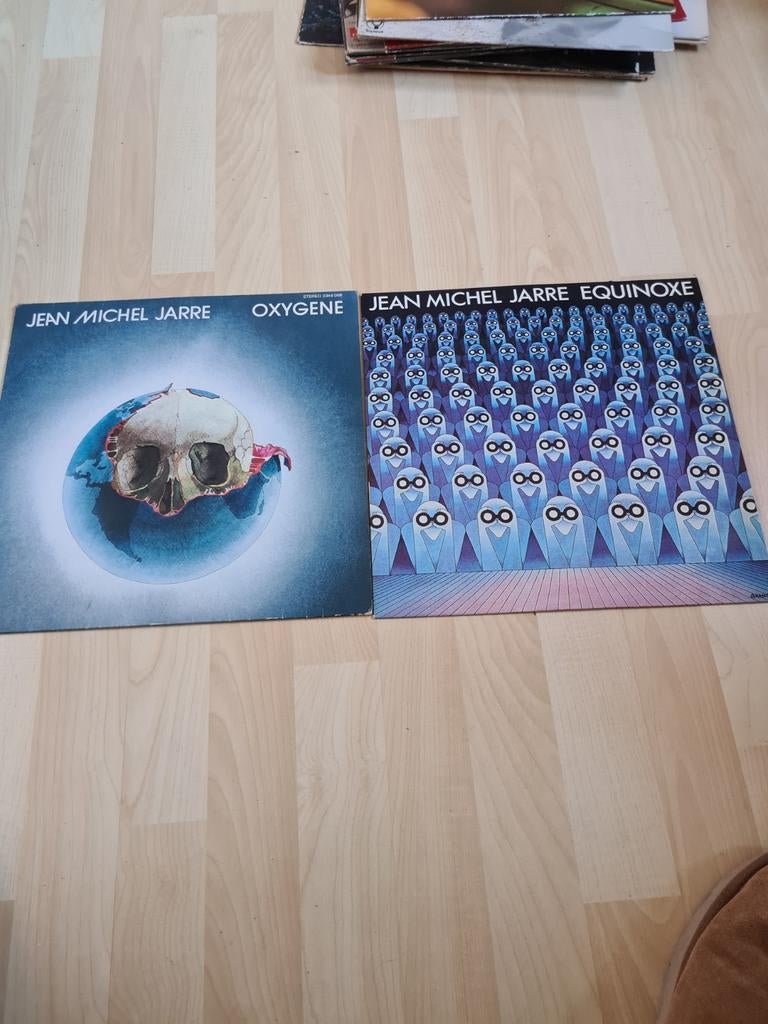 Jean Michel Jarre. Oxygene. Verkocht:  Equinoxe. 2 LP's, Cd's en Dvd's, Vinyl | Pop, Ophalen, Gebruikt, 12 inch
