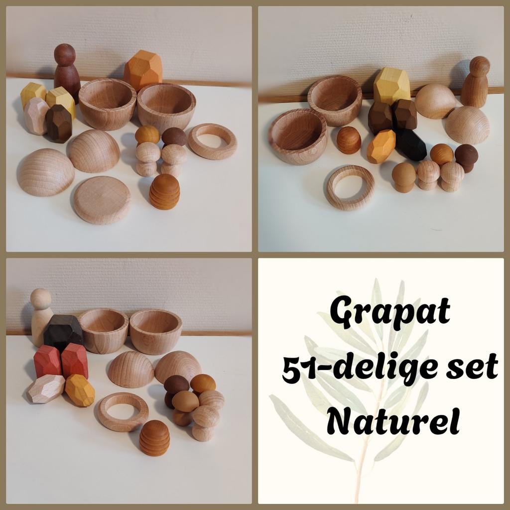 Grapat I 51-delige set I Naturel, Ophalen