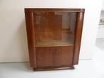 art deco vitrinekast, Ophalen, 50 tot 100 cm, Zo goed als nieuw, 150 tot 200 cm