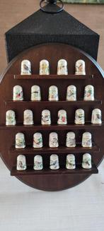 Vinger hoedjes verzameling Franklin porcelain, Verzamelen, Vingerhoedjes, Ophalen of Verzenden, Gebruikt, Porselein