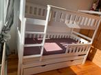 Stapel bed hout, Kinderen en Baby's, Kinderkamer | Stapelbedden en Hoogslapers, Ophalen, Gebruikt, Hoogslaper