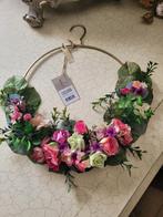 Nieuwe bloemen krans Mrs Bloom zijden bloemen, Heikant 21 Kaatsheuvel, Belle Vieille Brocante, Nieuw, Ophalen of Verzenden