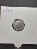 10 cent 1890 koning Willem III, Postzegels en Munten, Munten | Nederland, Koning Willem III, Zilver, Ophalen of Verzenden, 10 cent