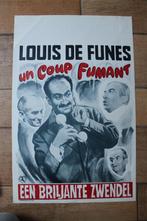 filmaffiche Louis De Funes un coup fumant filmposter, Rechthoekig Staand, Ophalen of Verzenden, Zo goed als nieuw, A1 t/m A3