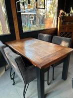 Teak tafel, Ophalen, 50 tot 100 cm, Zo goed als nieuw, 150 tot 200 cm