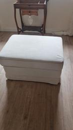 Stijlvolle Ektorp hocker met opbergruimte, Ophalen, Gebruikt, Stof, Modern