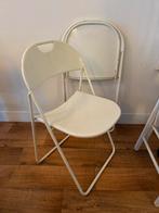 Witte klapstoel vintage ikea- handig en compact!, Ophalen, Wit, Zo goed als nieuw, Metaal
