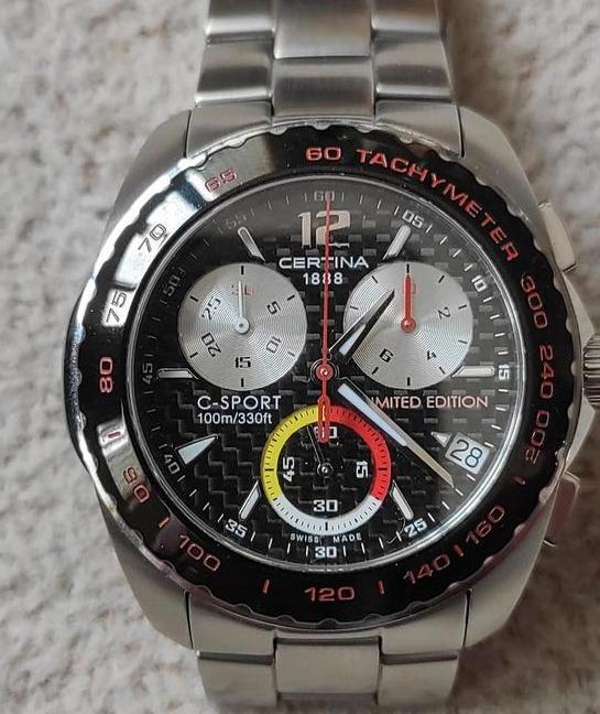 Zwitsers herenhorloge CERTINA C-Sport Limited Edition + doos, Sieraden, Tassen en Uiterlijk, Horloges | Heren, Zo goed als nieuw