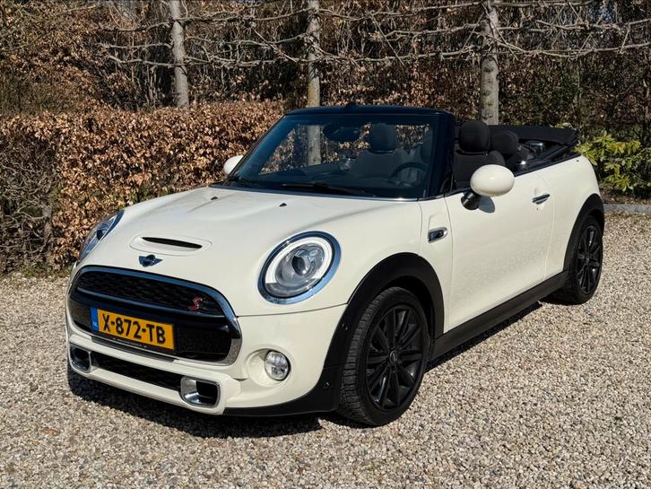 COOPER S CHILI AUTOMAAT - PEPPER WHITE - VEEL OPTIES, Auto's, Mini, Bedrijf, Cabrio, ABS, Adaptieve lichten, Airbags, Airconditioning