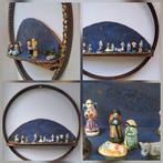 12 dlg kerststal porselein Frankrijk galette des Rois fèves, Ophalen of Verzenden