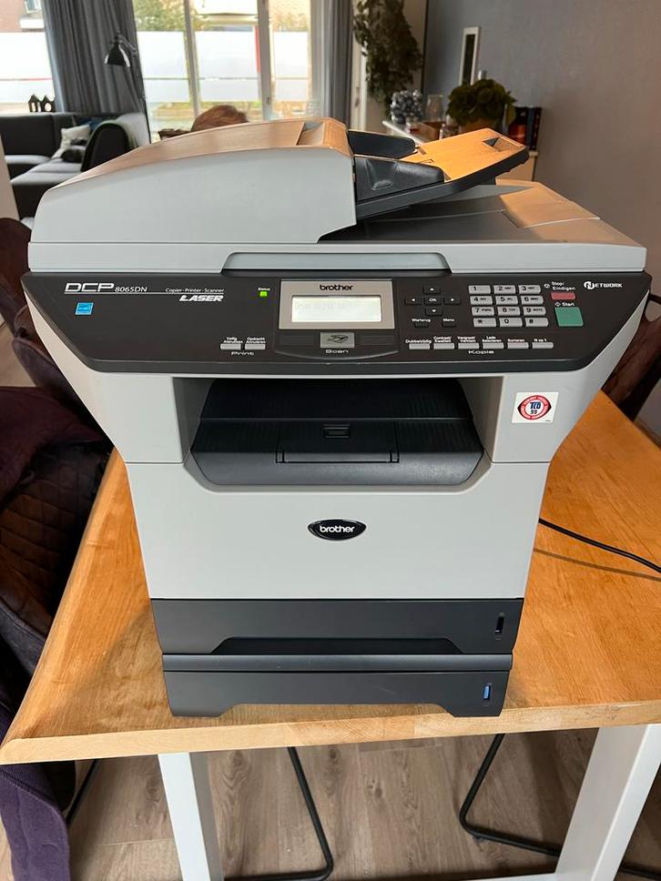 Brother DCP-8065DN Laser Printer Scanner Kopieermachine, Computers en Software, Printers, Gebruikt, All-in-one, Laserprinter, Kopieren