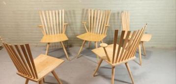 Set van 5 Deens design 'Mikado' stoelen, Kvist beschikbaar voor biedingen