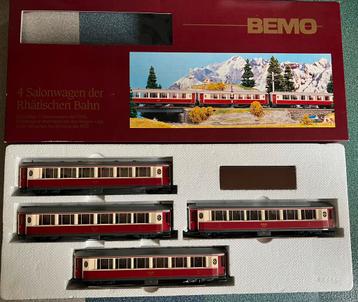 Bemo 7272 114 H0m Set vier salonrijtuigen RhB CIWL nieuw beschikbaar voor biedingen