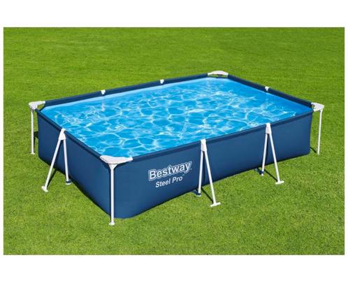 Bestway zwembad 300x200 en 66 hoog met filter en stofzuiger, Tuin en Terras, Zwembaden, Zo goed als nieuw, Minder dan 80 cm, 200 tot 400 cm