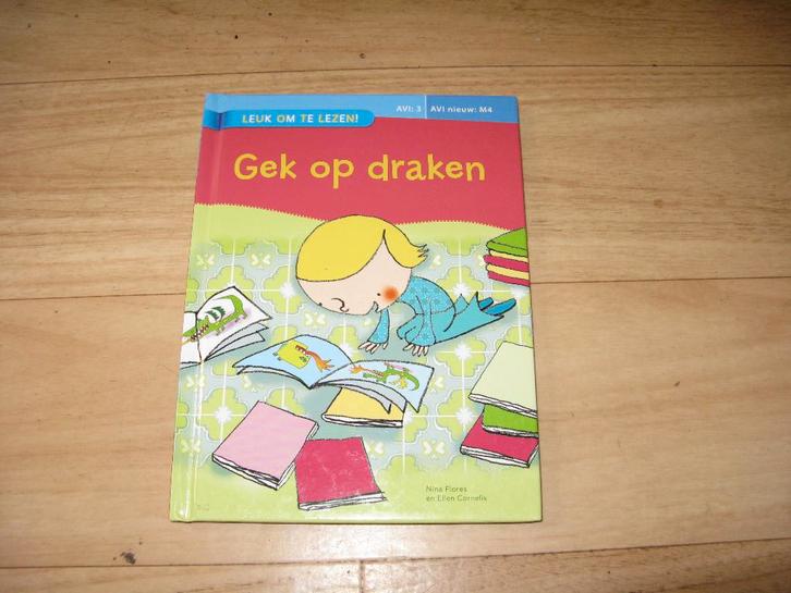 Nina Flores - Gek op draken, Boeken, Kinderboeken | Jeugd | onder 10 jaar, Gelezen, Fictie algemeen, Ophalen of Verzenden