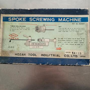 Hozan spaken draad snijmachine type c 915. beschikbaar voor biedingen