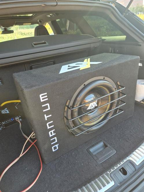 Subwoofer ESX Quantum QXB12 1000/2000 Watts RMS/Max, Auto diversen, Autospeakers, Zo goed als nieuw, Ophalen of Verzenden