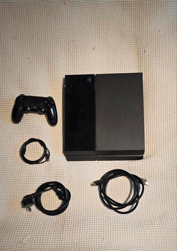 Playstation 4, 500GB Jet Black - incl. 12 spellen beschikbaar voor biedingen
