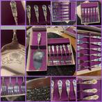 PAKO gebaksvorkjes, taartschep- verzilverd en emaille, Antiek en Kunst, Verzenden