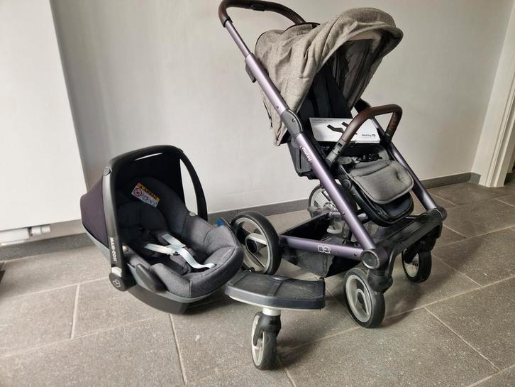 Mutsy IGo Kinderwagen Compleet Pakket, Kinderen en Baby's, Kinderwagens en Combinaties, Zo goed als nieuw, Combiwagen, Mutsy, Met autostoeltje