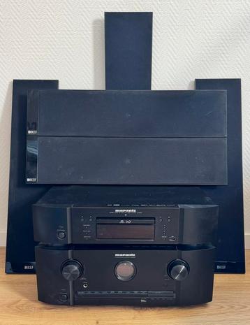 Marantz SR5006 + UD5005 + KEF T2 woofer + KEF T301 speakers beschikbaar voor biedingen