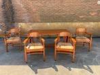 Schuitema jugendstil art -Nouveau 4 x stoelen tafel !!, Huis en Inrichting, Complete eetkamers, Ophalen, Schuitema, Gebruikt, Minder dan 4 stoelen