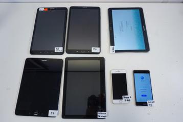 Partij Tablets & Smartphones Werkend & Niet Werkend - Iphone beschikbaar voor biedingen
