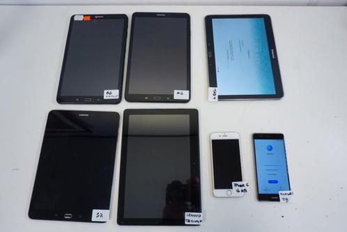 Partij Tablets & Smartphones Werkend & Niet Werkend - Iphone, Computers en Software, Android Tablets, Gebruikt, Wi-Fi, 10 inch