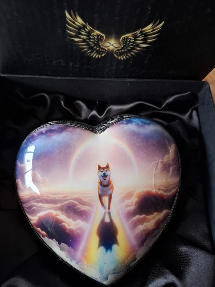 schitterende urn shiba inu, Dieren en Toebehoren, Honden-accessoires, Nieuw, Ophalen of Verzenden