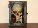 rariteitenkabinet; schedel (replica) in Oosterse memorialbox, Ophalen of Verzenden, Nieuw