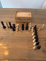 Houten Schaakspel (Incompleet) met Doos, Hobby en Vrije tijd, Gezelschapsspellen | Bordspellen, Een of twee spelers, Ophalen, Gebruikt