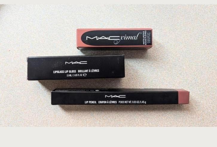 MAC Make-up Set, Sieraden, Tassen en Uiterlijk, Uiterlijk | Cosmetica en Make-up, Nieuw, Make-up, Lippen, Roze, Ophalen of Verzenden