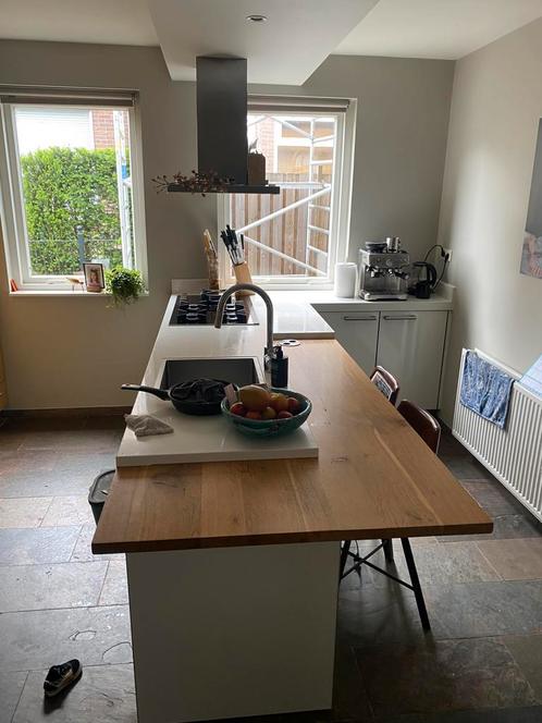 Keuken blok, Huis en Inrichting, Keuken | Complete keukens, Gebruikt, Wit, Ophalen
