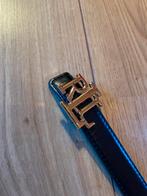 Riem | Rl | 100cm | zwart/goud | dames, Kleding | Dames, Riemen en Ceinturen, Minder dan 3 cm, Verzenden, Tailleriem, Zo goed als nieuw