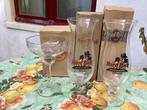 Hard Rock Cafe glazen met doos, Verzamelen, Glas en Borrelglaasjes, Ophalen of Verzenden, Zo goed als nieuw, Bierglas