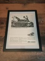 Oude Reclame (in lijst) Alfa Romeo Sprint 1600 (1966) 40x30, Verzenden, Gebruikt, Auto's
