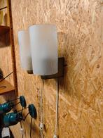 Vintage Philips Wandlampen Craquelé Glas Jaren '60 / '70, Verzamelen, Retro, Ophalen of Verzenden, Huis en Inrichting