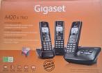 GIGASET A420 TRIO vaste telefoon, Ophalen of Verzenden, Stralingsarm, Zo goed als nieuw, 3 handsets