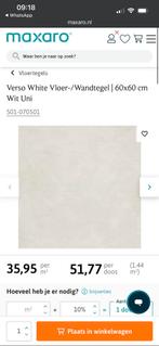 12x Nieuwe Verso White badkamer vloer of wand Tegels 60x60, Doe-het-zelf en Verbouw, Tegels, Ophalen, 60 cm of meer, Keramiek