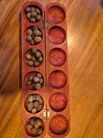 Handgemaakt Houten Awalé Spel - Mankala, Oware, Kalaha, Ophalen of Verzenden, Zo goed als nieuw